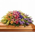 Garden of Sweet Memories Casket Spray from Boulevard Florist Wholesale Market